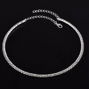 Crystal Diamond Choker